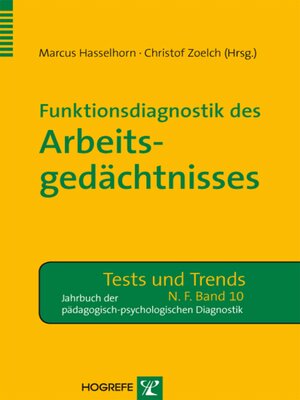cover image of Funktionsdiagnostik des Arbeitsgedächtnisses